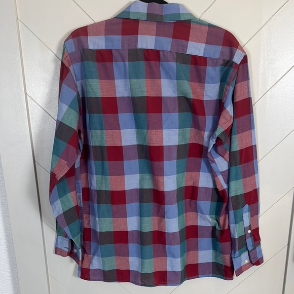 Pierre Cardin Men’s Button Down Checkered Shirt - Picture 6 of 7